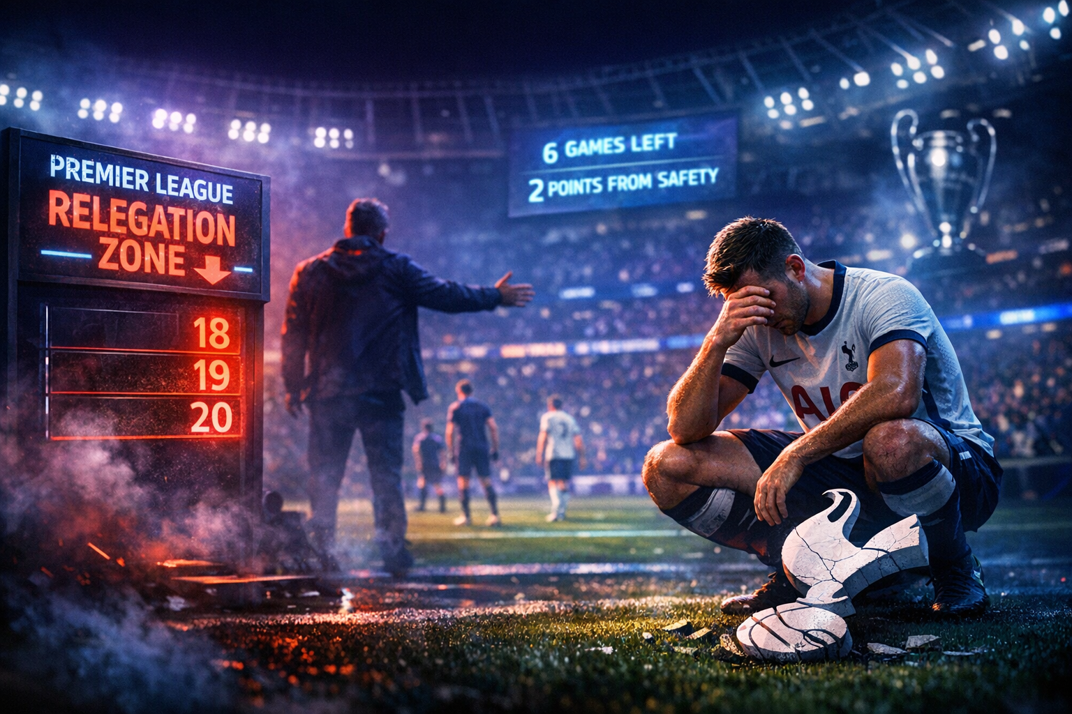 Tottenham Faces Relegation Risk as Friedel Predicts Three-Season Recovery Path