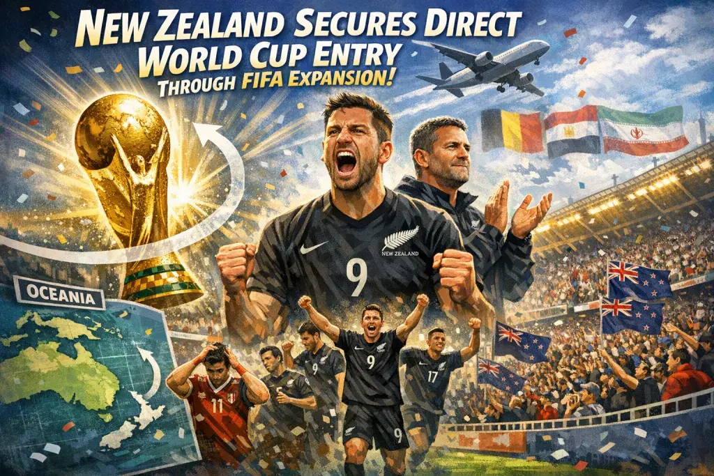 New Zealand Secures Direct World Cup Entry Through FIFA Expansion